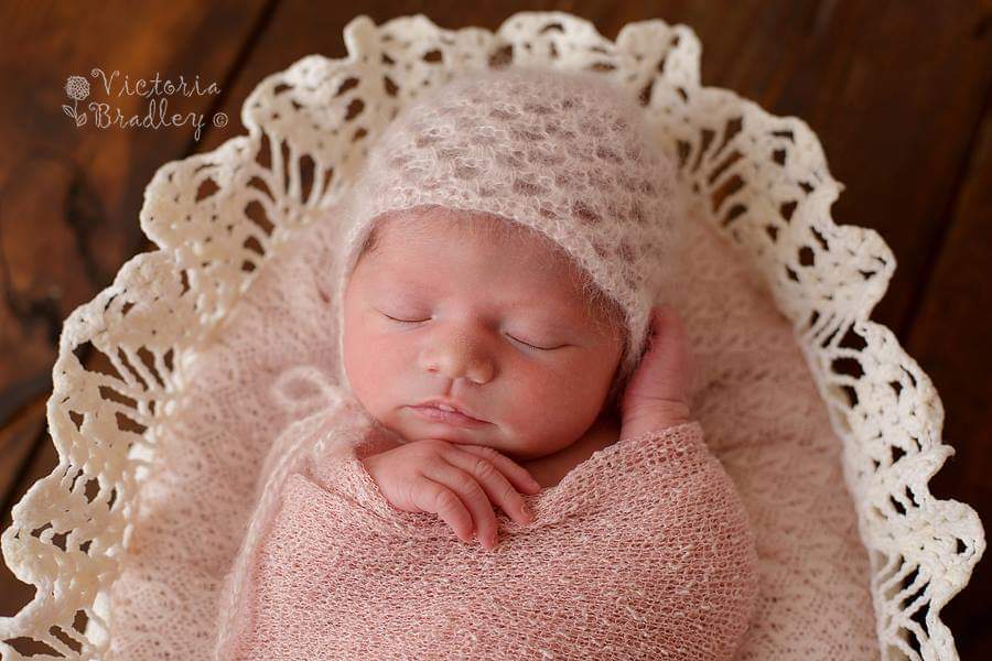 Kid Silk Crochet Newborn Mohair Hat Photography Props Baby Hats Crochet Baby Gifts