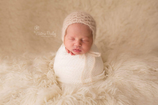 Kid Silk Crochet Newborn Mohair Hat Photography Props Baby Hats Crochet Baby Gifts