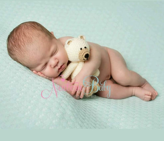 Crochet Teddy Bear Toy Newborn Photo Sessions Photography Prop Bear Stuffed Toy