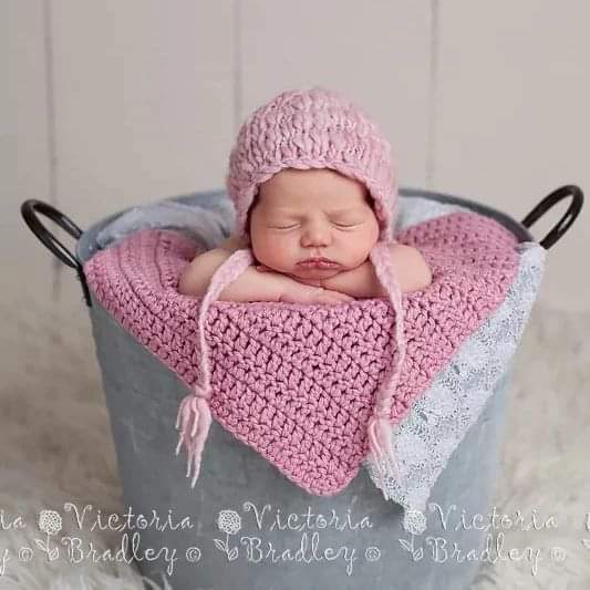 Chunky Crochet Baby Blanket Photography Prop Cute Blankets For Babies