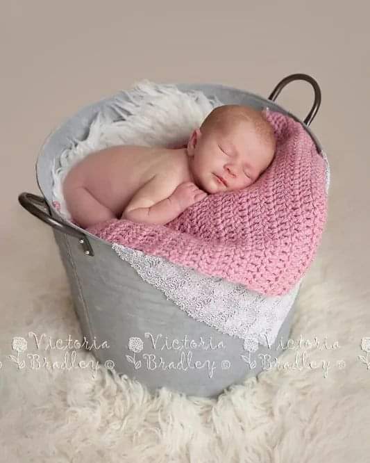 Chunky Crochet Baby Blanket Photography Prop Cute Blankets For Babies