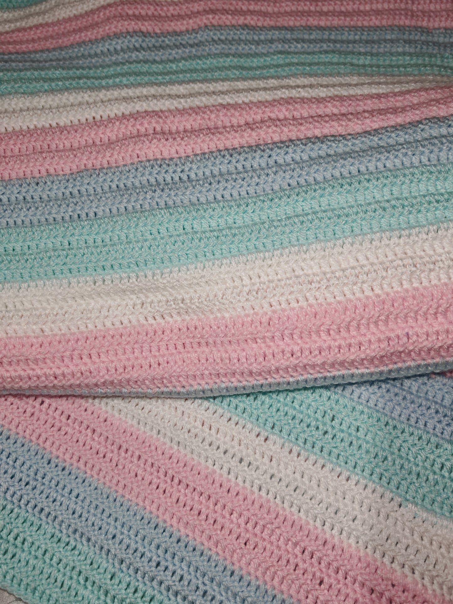 Crochet Baby Receiving Blanket - Soft and Cozy Texture for Comfort and Warmth