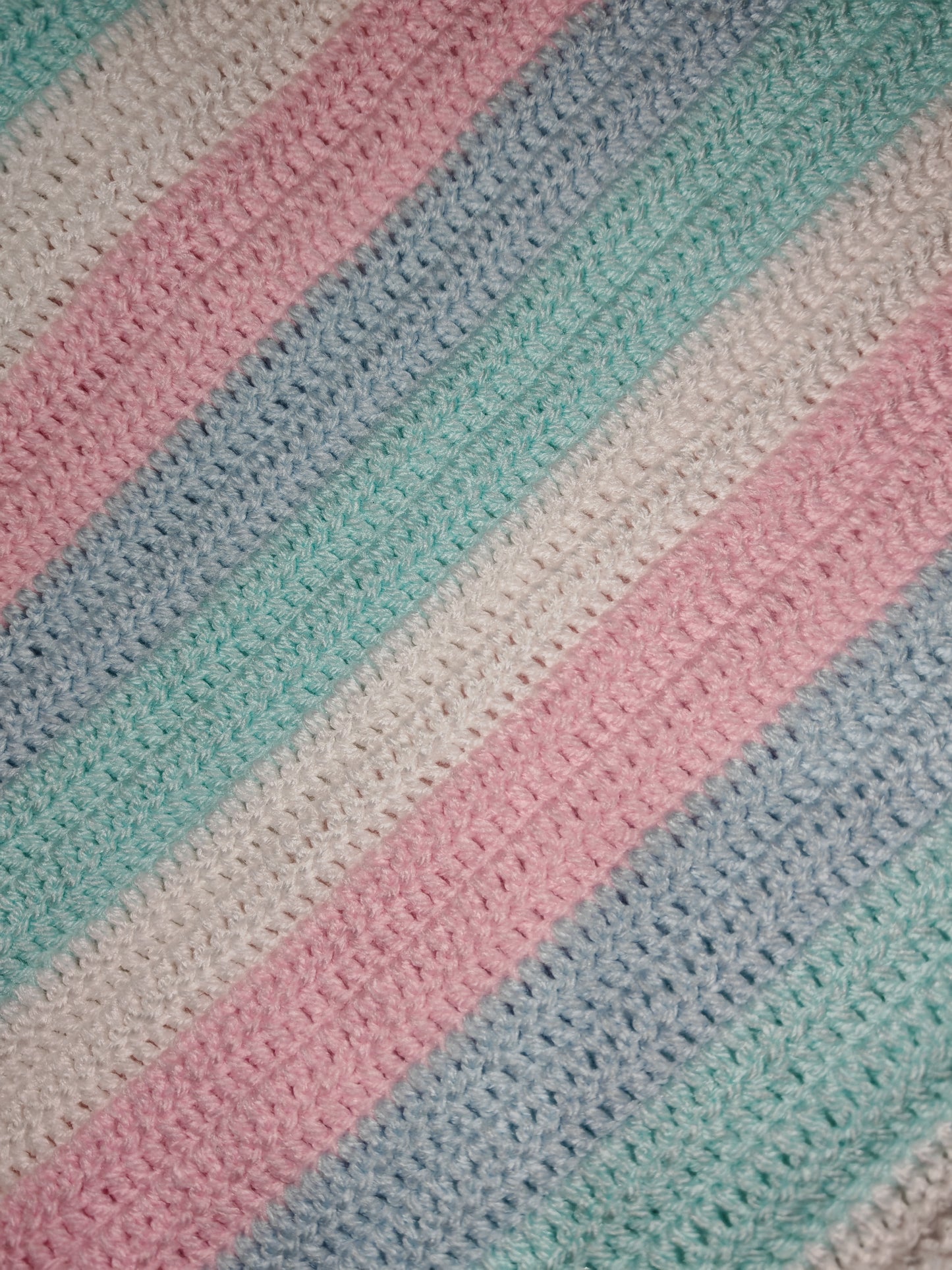 Crochet Baby Receiving Blanket - Soft and Cozy Texture for Comfort and Warmth