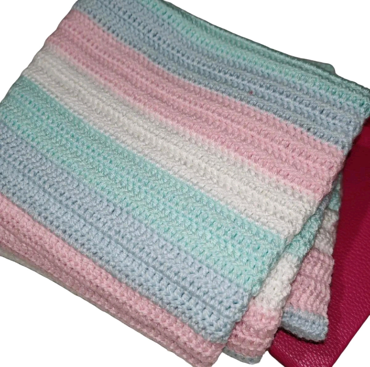 Crochet Baby Receiving Blanket - Soft and Cozy Texture for Comfort and Warmth